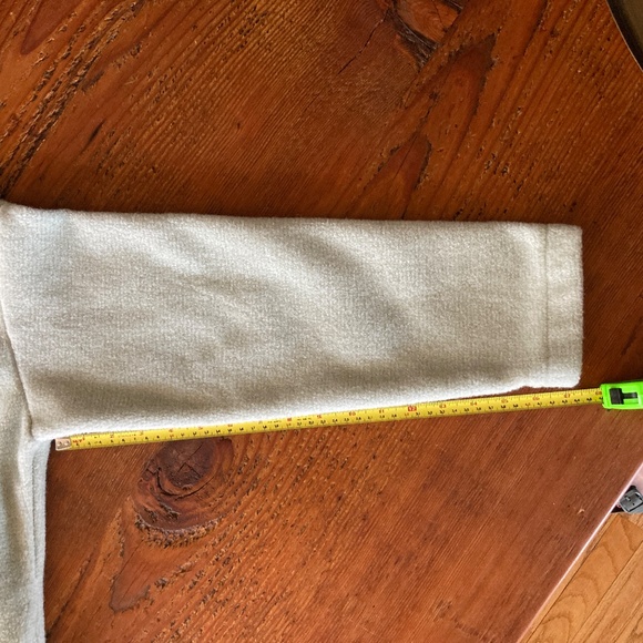 3/$15 Women's Jacket/Coat , Fuzzy, Hidden Buttons, Scoop Neck Sage/Mint Green - Picture 8 of 13